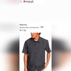 Quiksilver Waterman Centinela Button Down Casual